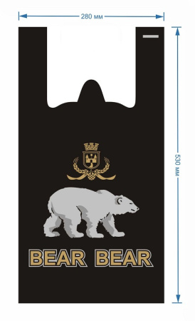 Купить Майка "Медведь" Союз-пакет 15 мк(уп. 100 шт) по цене 1,34 руб.