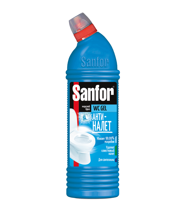 Чистящее средство Sanfor WC Gel Морской бриз 750 гр