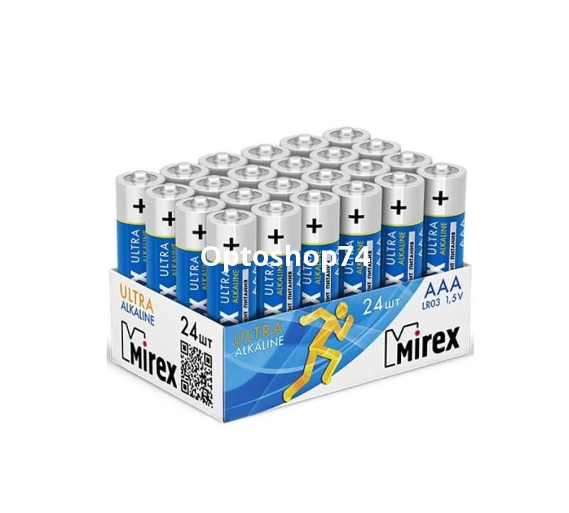 Батарейки LR03 MIREX box24 