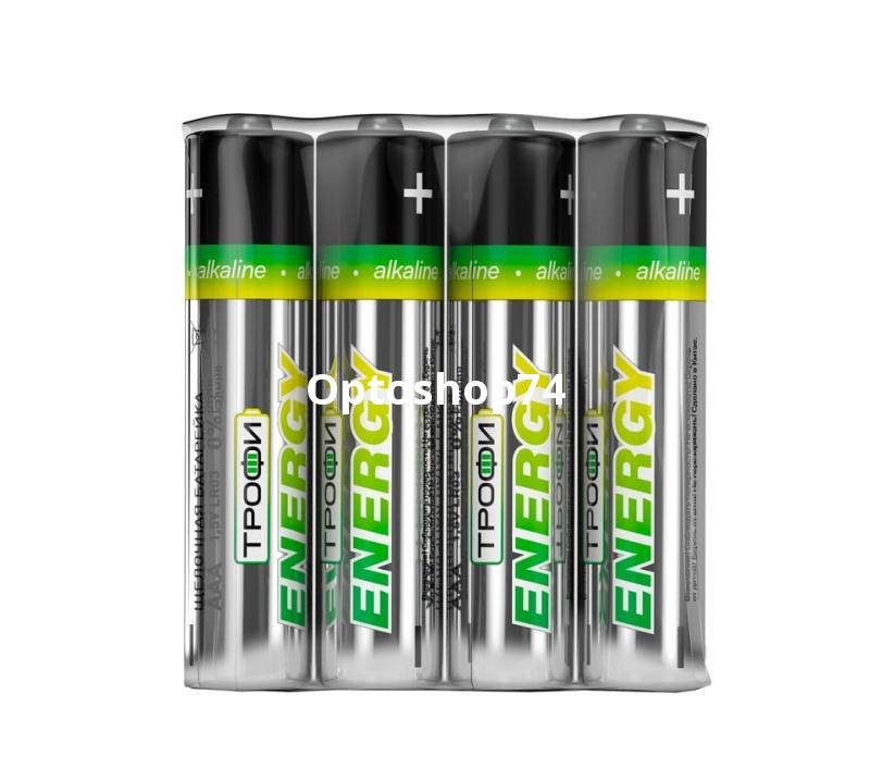 батарейки алкалиновые LR03 ТРОФИ ENERGY