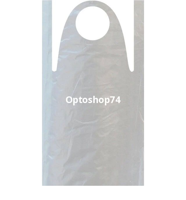 Фартук белый ПНД 110*68 100 шт