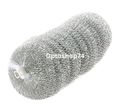 Губка металл. Супер-Люкс 10 шт в сетке