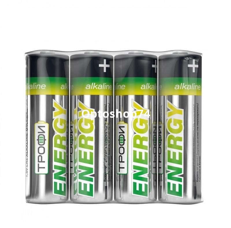 батарейки алкалиновые LR6  ТРОФИ ENERGY