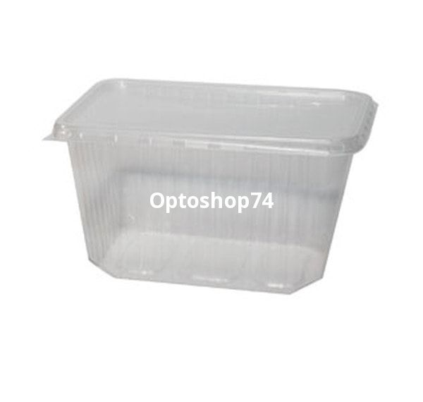 Контейнер 1,5 л Пермь прямоугольный жесткий