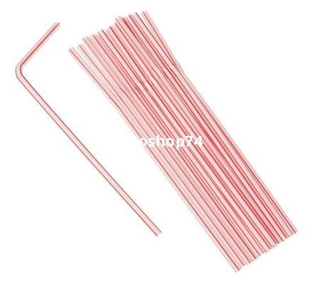 Трубочки для коктейля (50шт) полосатые