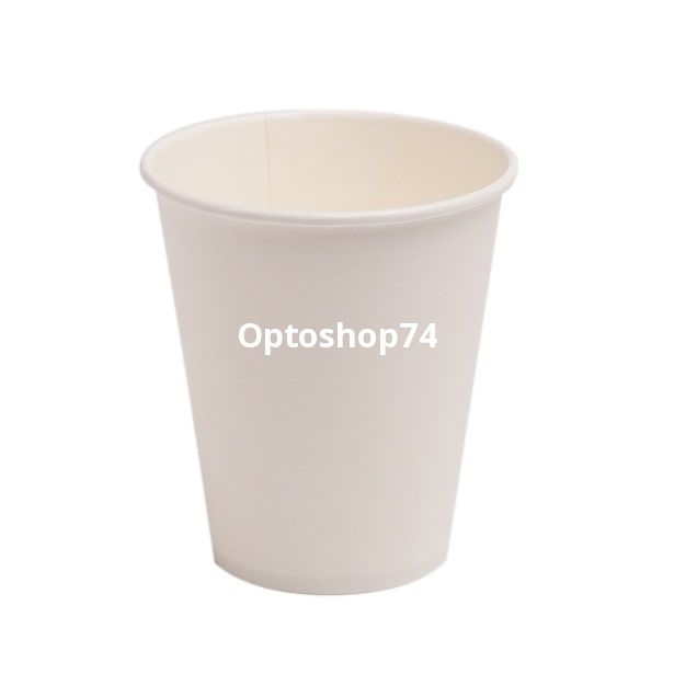 Стакан 0,3л бумажный Белый 