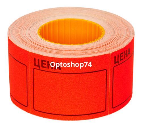 Этикетлента 50*40 (Цена) красная (350 эт)