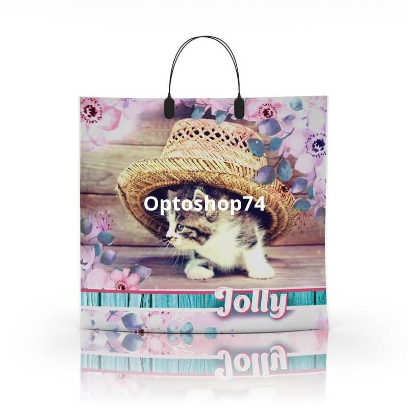 Пакет с пластиковой ручкой 36*34 