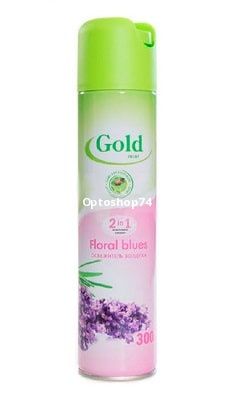 Освежитель возд. Gold mint Зеленое яблоко 300 мл	