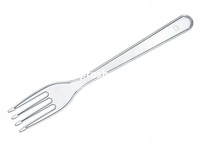 Вилки одноразовые прозрачные