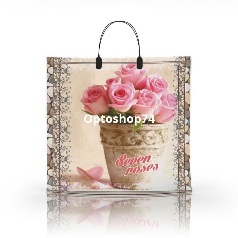 Пакет с пластиковой ручкой 36*34 