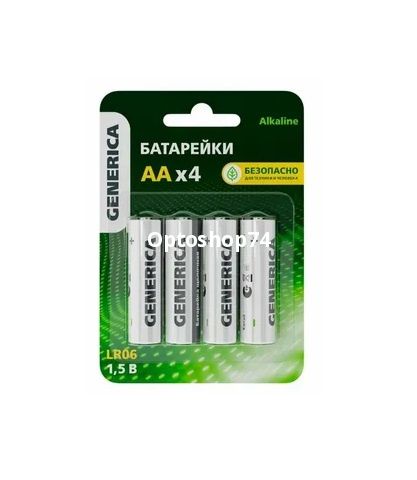 Эл-т питания LR6 алкалин. Generica (бл. 4 шт) 