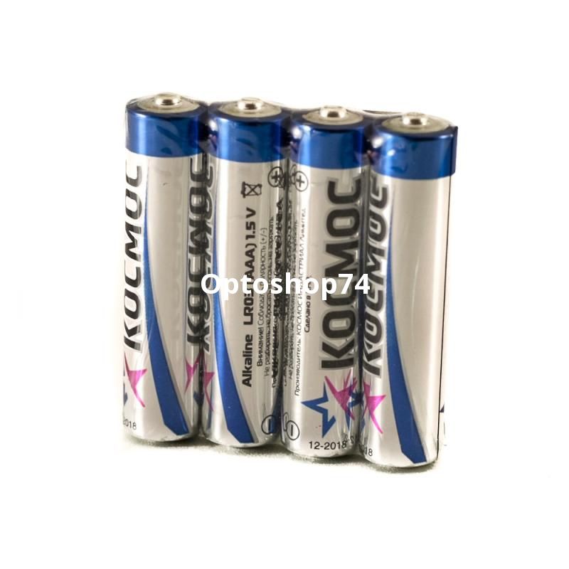 Батарейки LR03 Космос алкалиновые