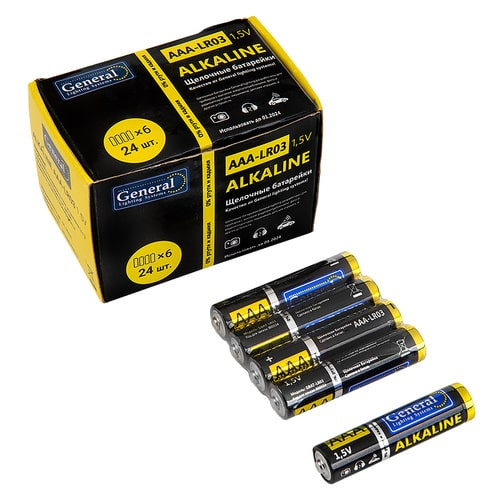 Батарейки LR03 General Alkaline