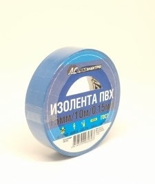Купить Изолента АСРемЭлектро 10 метров синяя (10 шт) по цене 19,40 руб.