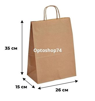 Пакет бумажный CarrBag TW 260*150*350