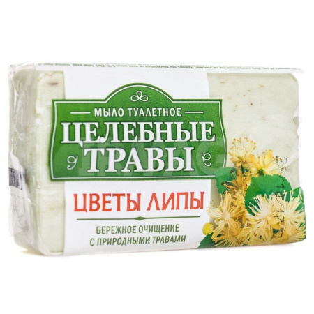 Купить Туалетное мыло "Целебные травы" Липа 160 гр 1/72 по цене 44,20 руб.