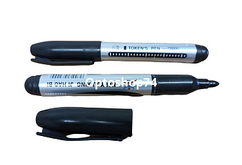 Маркер толстый  чёрный 