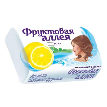Купить Туалетное мыло "Фруктовая аллея " Апельсин 90 г.   по цене 26,30 руб.