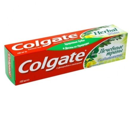 Купить Зубная паста "Colgate" 100 мл. Лечебные травы отбел. по цене 81,80 руб.