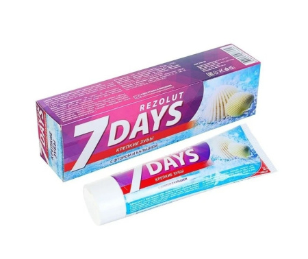 Купить Зубная паста "7 Day"Крепкие зубы 100 мл по цене 65,50 руб.