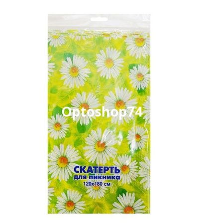 Купить Скатерть 1,2*1,8 м 35 мк  с рисунком в ассортименте по цене 29,30 руб.