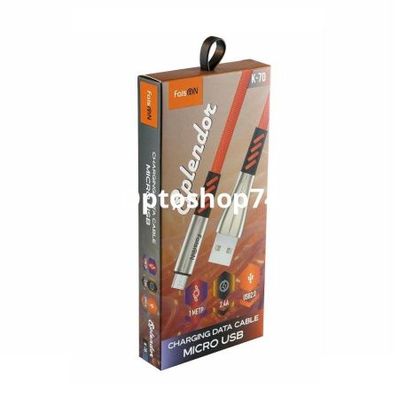 Купить Кабель FaisON К-70 Splendor 1 м., красный по цене 42,50 руб.