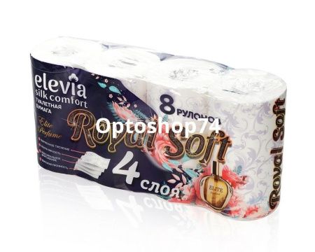 Купить Бумага туал. "Elevia" 4 сл. 8шт по цене 231,10 руб.