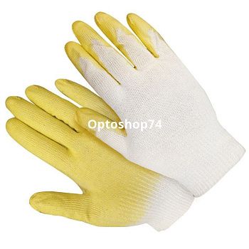 Перчатки трикотажные с 1-м латексным обливом 