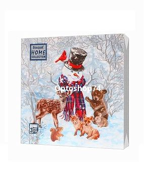 Салфетки 33*33 20л Bouguet Лесные друзья