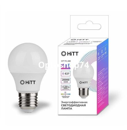 Купить Светодиодная лампа HITT 15Вт Е27 4000К  по цене 58,20 руб.