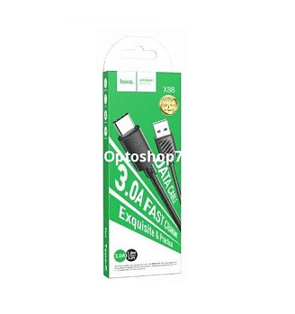 Кабель HOCO X88 Type-C 1 м. черный