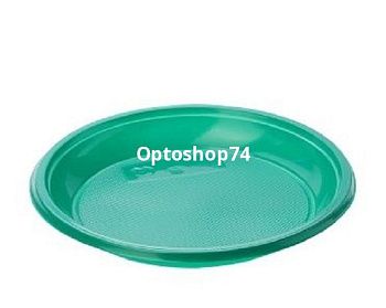 Тарелка десертная зеленая