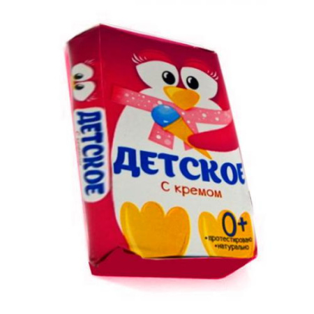 Купить Мыло туал. "Детское" С кремом  90г.  по цене 13,90 руб.