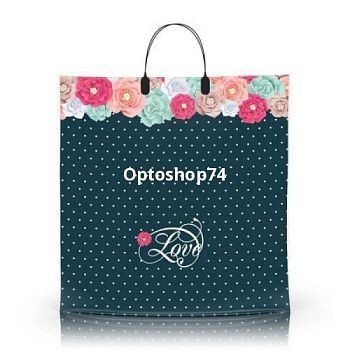 Пакет с пластиковой ручкой 40*40 90 мк Лав 