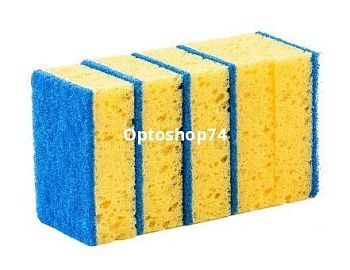 Губка крупнопористая 5 шт