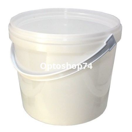 Купить Ведро пищевое 5 л с крышкой прозр.  (Курган) 20/80 по цене 106,15 руб.