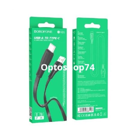 Купить Кабель BOROFONE BX85 Auspicious (TYPE-C) 1 м. чёрный по цене 76,70 руб.