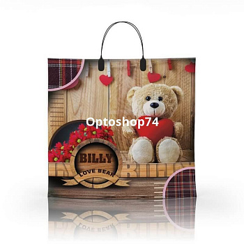 Пакет с пластиковой ручкой 36*34 