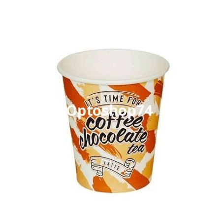Купить Стакан 0,3л бумажный Coffe Time (уп. 50 шт) по цене 3,90 руб.
