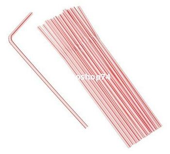 Трубочки для коктейля (50шт) полосатые