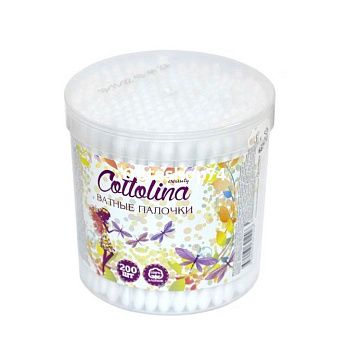 Ватные палочки Cottolina 200 шт банка