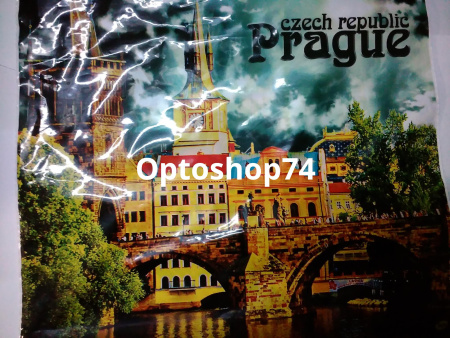 Купить Пакет с пластиковой ручкой 36*38 90 мк "Прага" 1/100 по цене 14,70 руб.