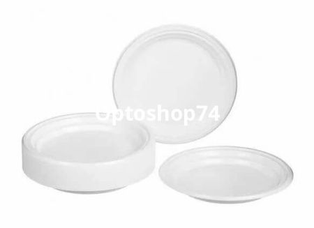 Купить Тарелка десертная д=205 мм белая (Чайковский) 50/2100 по цене 1,86 руб.