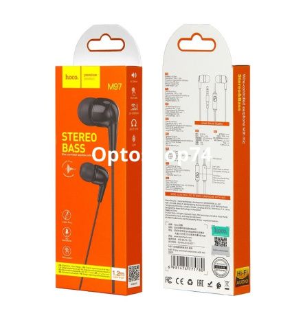 Купить Наушники HOCO M97 черные по цене 109,80 руб.