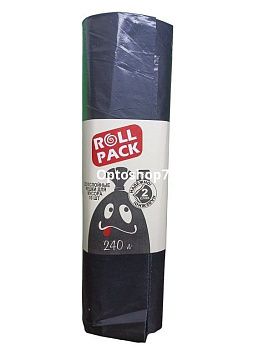 Мешки для мусора 240 л ПВД (10 ш) Эстафета чистоты