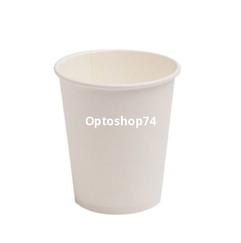 Стакан 0,18л бумажный Белый Пэйперкап