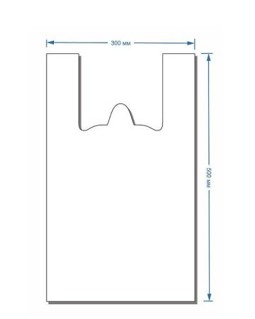 Купить Майка "Нулевка" белая Союз-пакет (уп. 100 шт) по цене 2,10 руб.