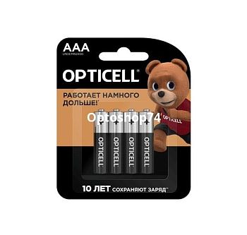 батарейки LR03 алкалиновые OPTICELL (бл 4)