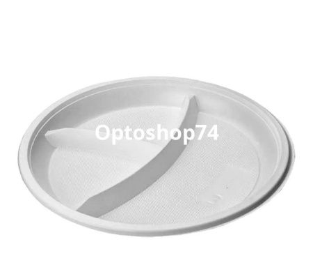 Купить Тарелка 3 секции д=210 (100шт) по цене 3,15 руб.